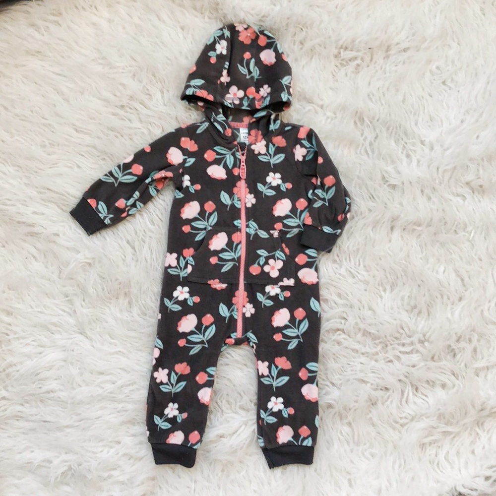 Carter’s Floral Pajamas Zipper